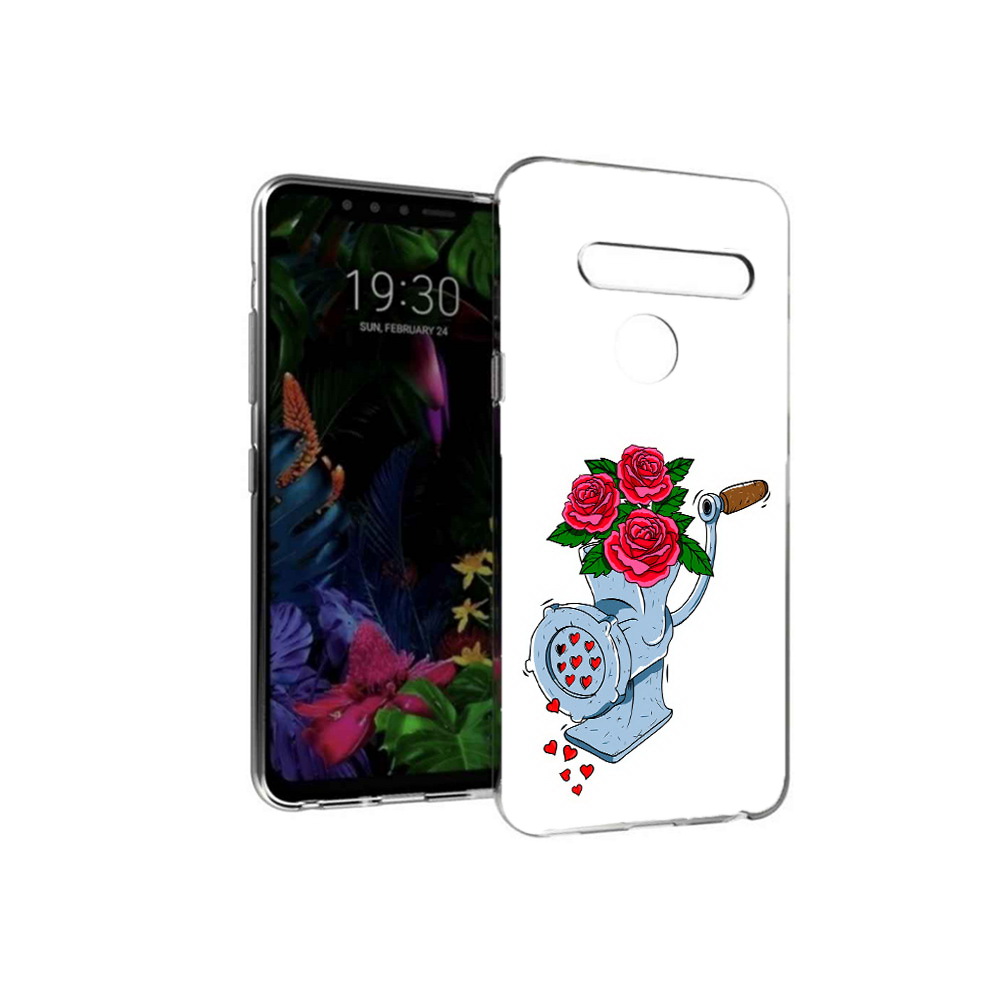 

Чехол MyPads Tocco для LG G8 Цветочные сердца (PT135945.76.199), Tocco