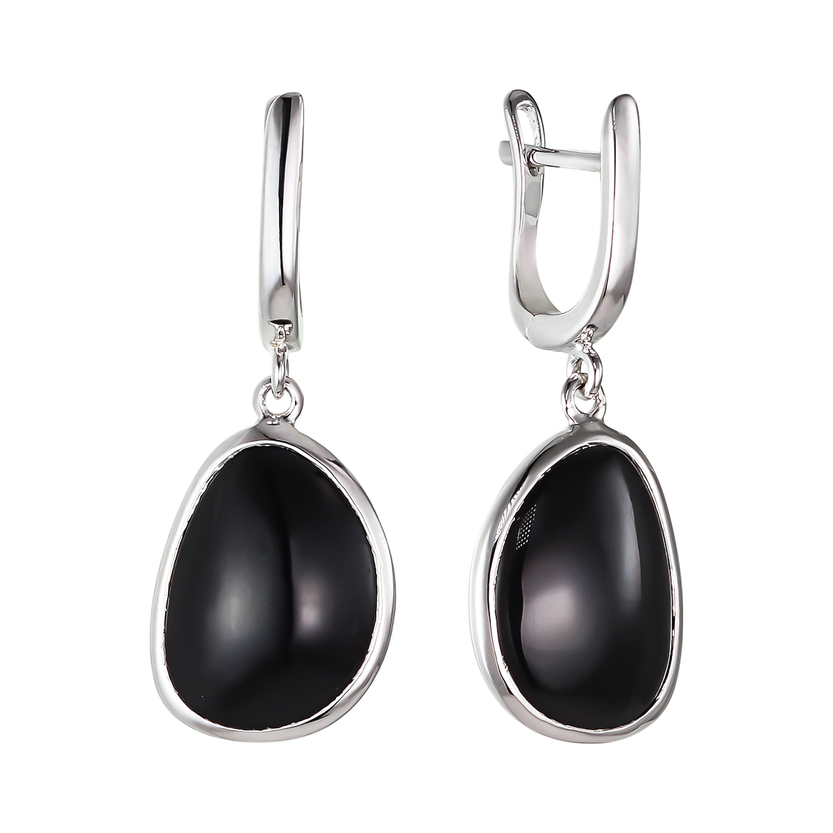 

Серьги женские из серебра Balex Jewellery 2432930240, оникс
