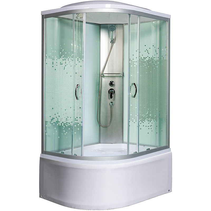 

Душевая кабина Мономах 120/90/44 С МЗ L 120х90х210, асимметричная
