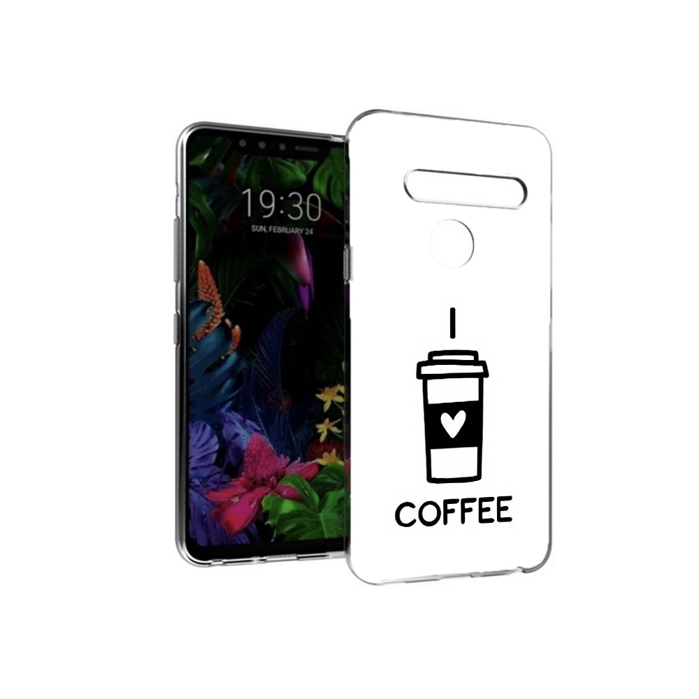 

Чехол MyPads Tocco для LG G8 Я люблю кофе (PT135945.76.206), Tocco
