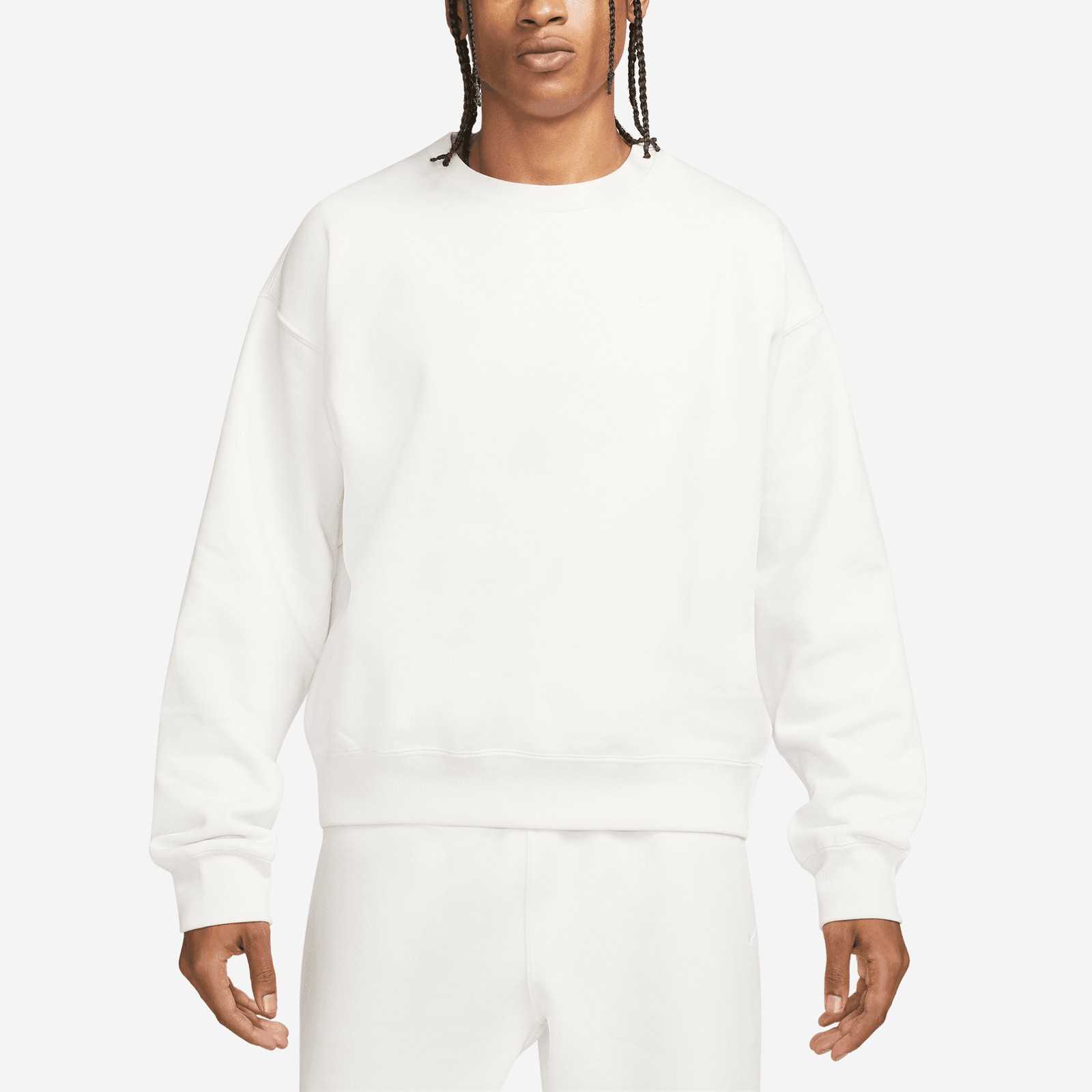 

Свитшот мужской Nike Solo Swoosh белый M, Solo Swoosh
