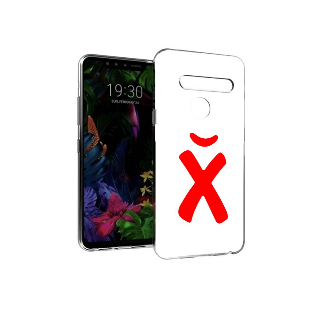 

Чехол MyPads Tocco для LG G8 абстракция буква х (PT135945.76.209), Tocco
