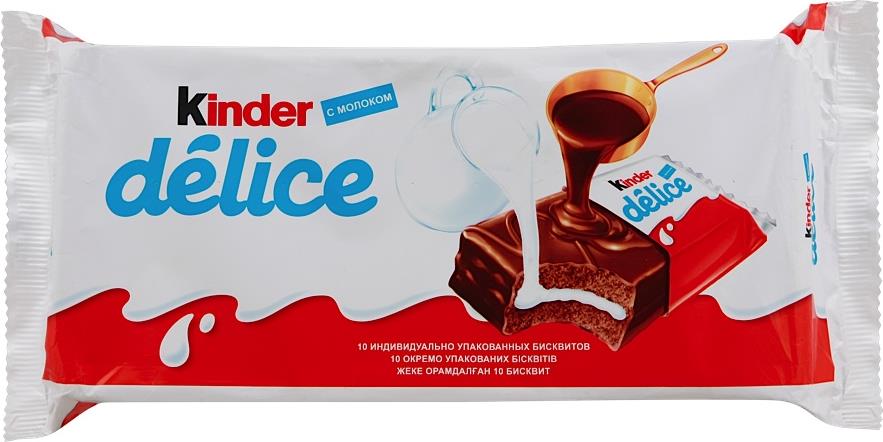 Пирожное Kinder Delice бисквитное 39 г 99₽