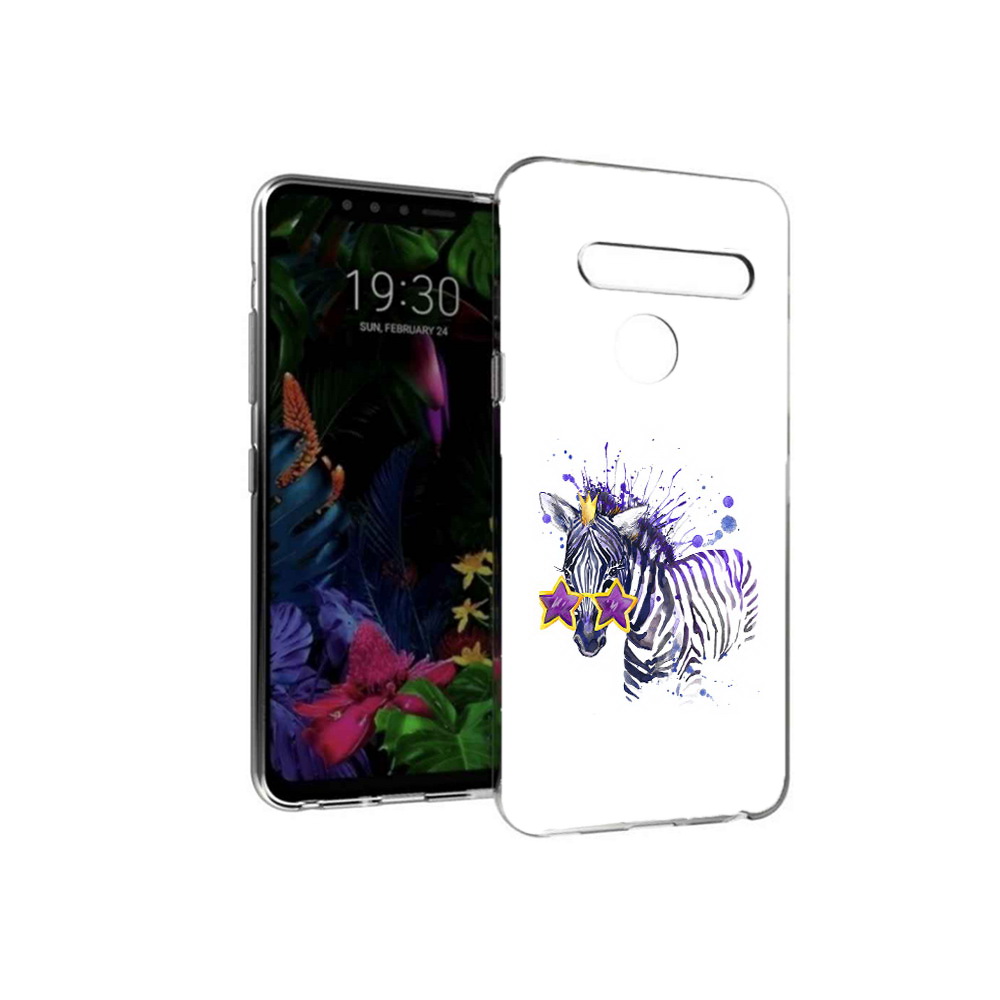 

Чехол MyPads Tocco для LG G8 акварельная зебра (PT135945.76.215), Tocco