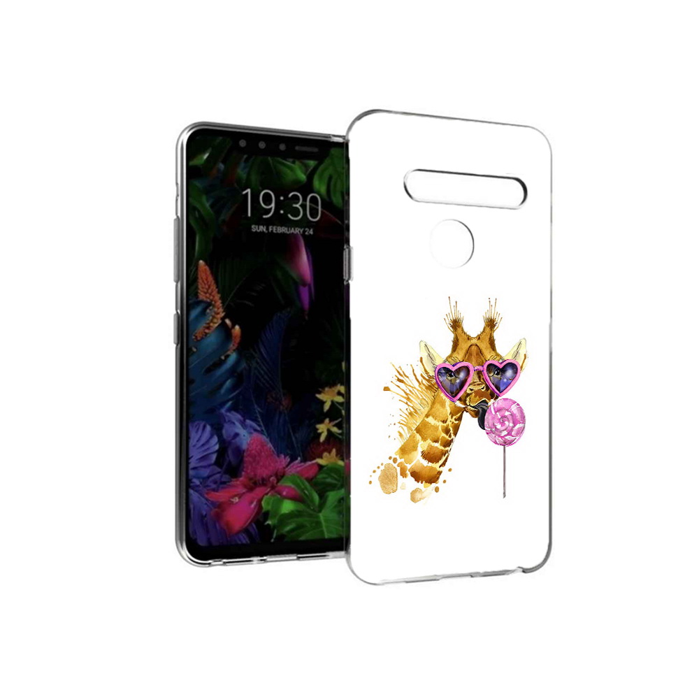 

Чехол MyPads Tocco для LG G8 акварельный жираф (PT135945.76.217), Tocco