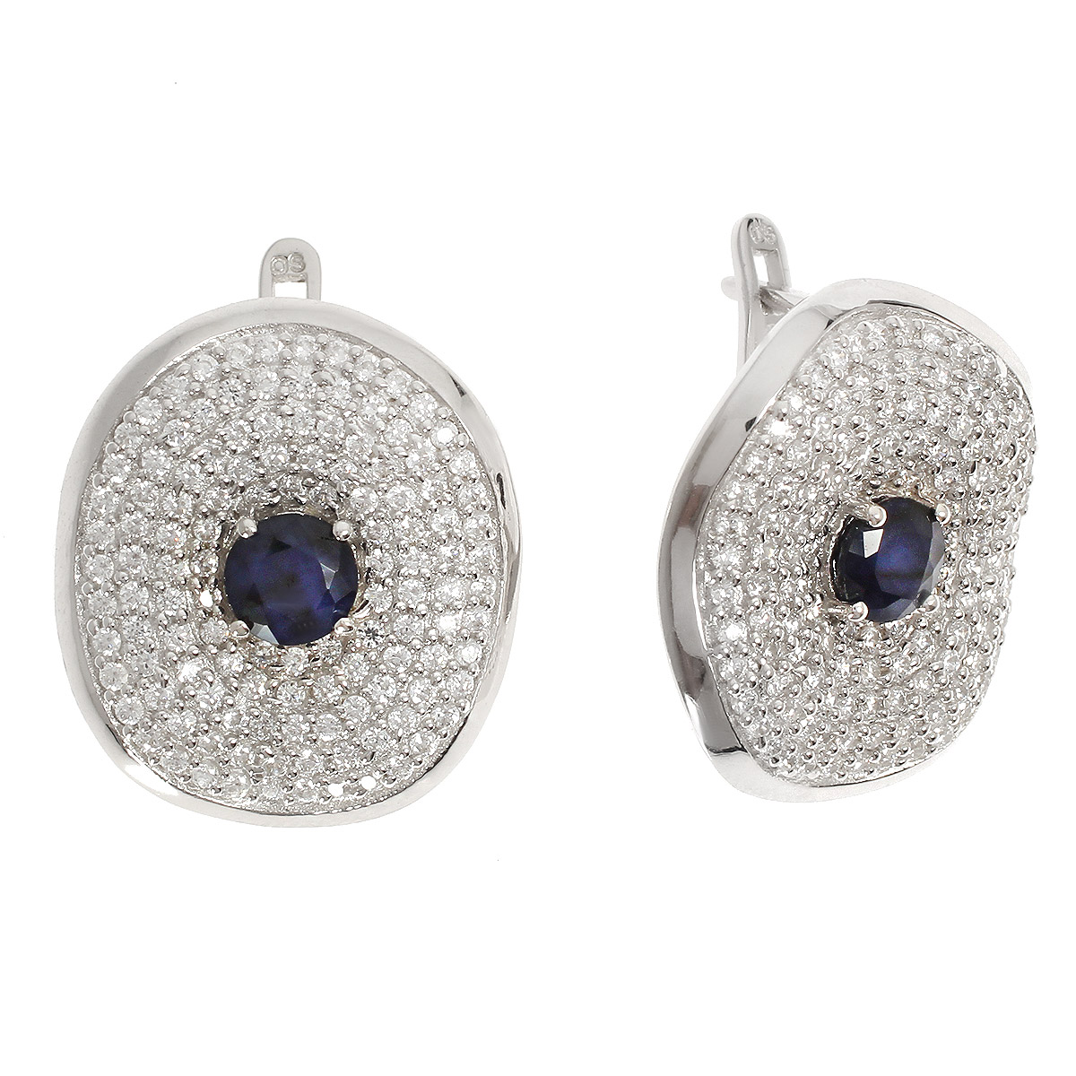 

Серьги из серебра Balex Jewellery 2454930039, сапфир/фианит, 2454930039