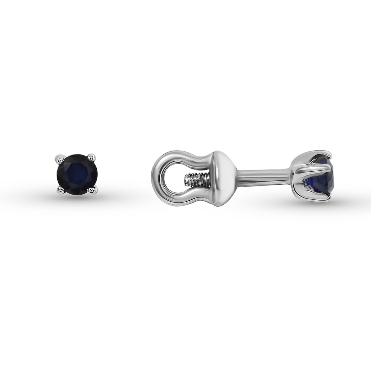 

Серьги женские из серебра Balex Jewellery 2502009317, сапфир
