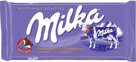 Шоколад Milka молочная