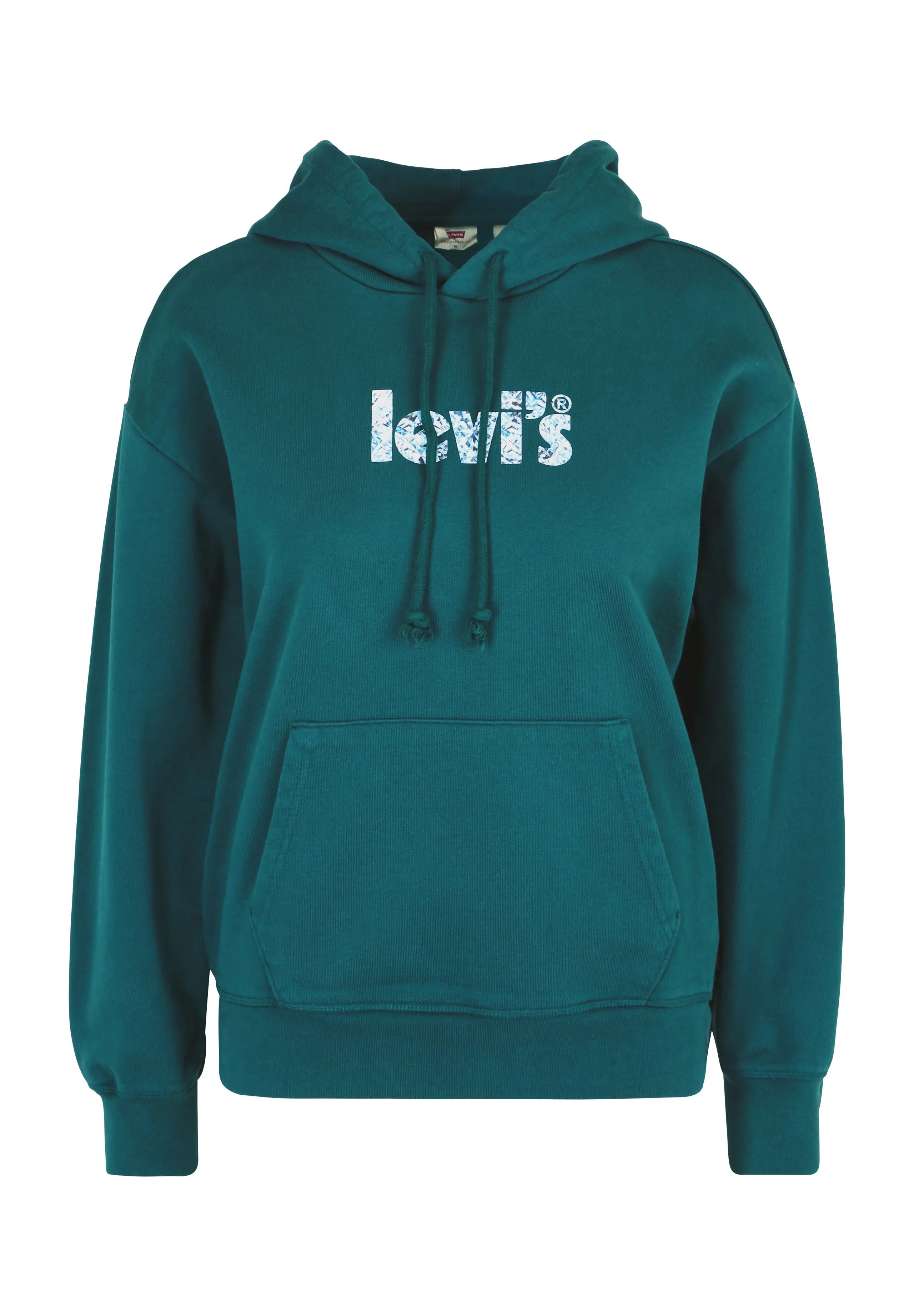 

Худи женское Levi's 18487-0199 зеленое XS, Зеленый, 18487-0199