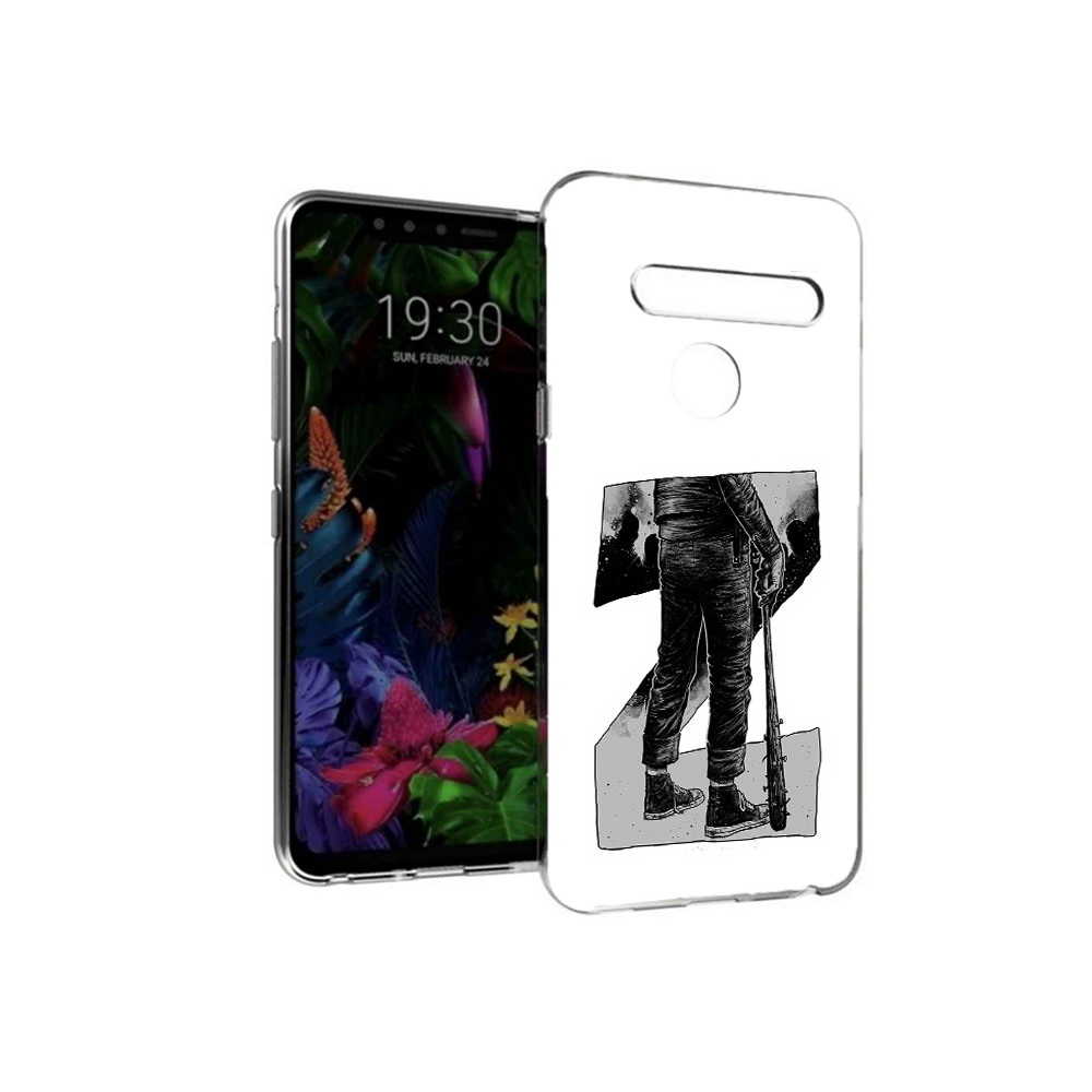 

Чехол MyPads Tocco для LG G8 воин черно белый (PT135945.76.265), Tocco
