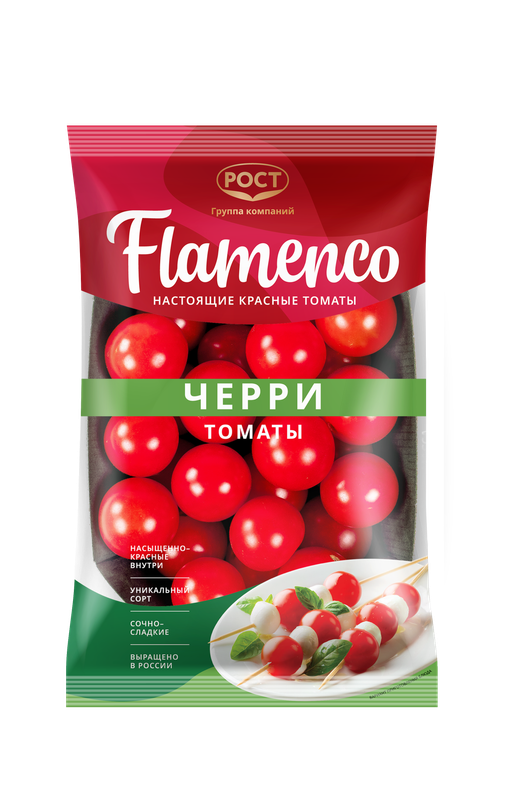 

Томаты черри Фламенко красные , круглые, 250 г