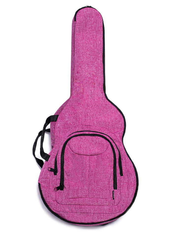 фото Vivacase чехол д/классической гитары 110*43*12 рюкзак жаккард розовый vmi-ccgjk01-pink