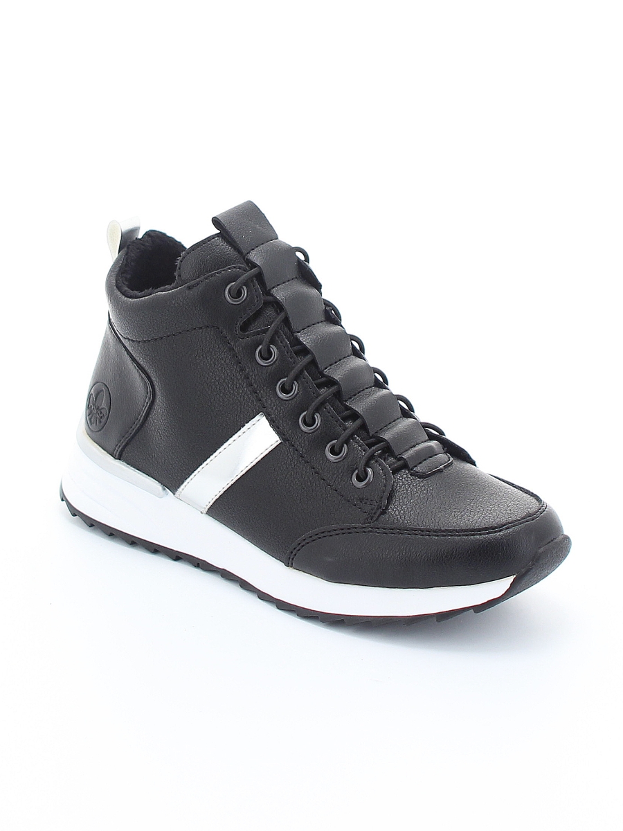 

Кроссовки женские Rieker 506 черные 10 US, Черный, 506