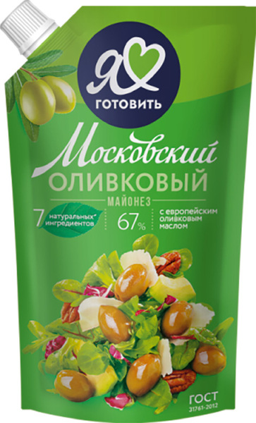 

Майонез Московский Провансаль Оливковый 67% 403 г