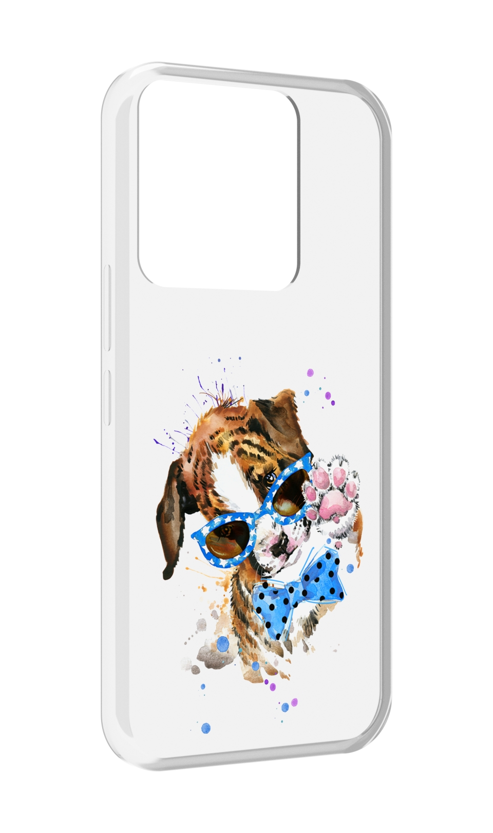 

Чехол MyPads лапочка для Tecno Spark Go 2022 / Tecno Spark 8C, Прозрачный, Tocco