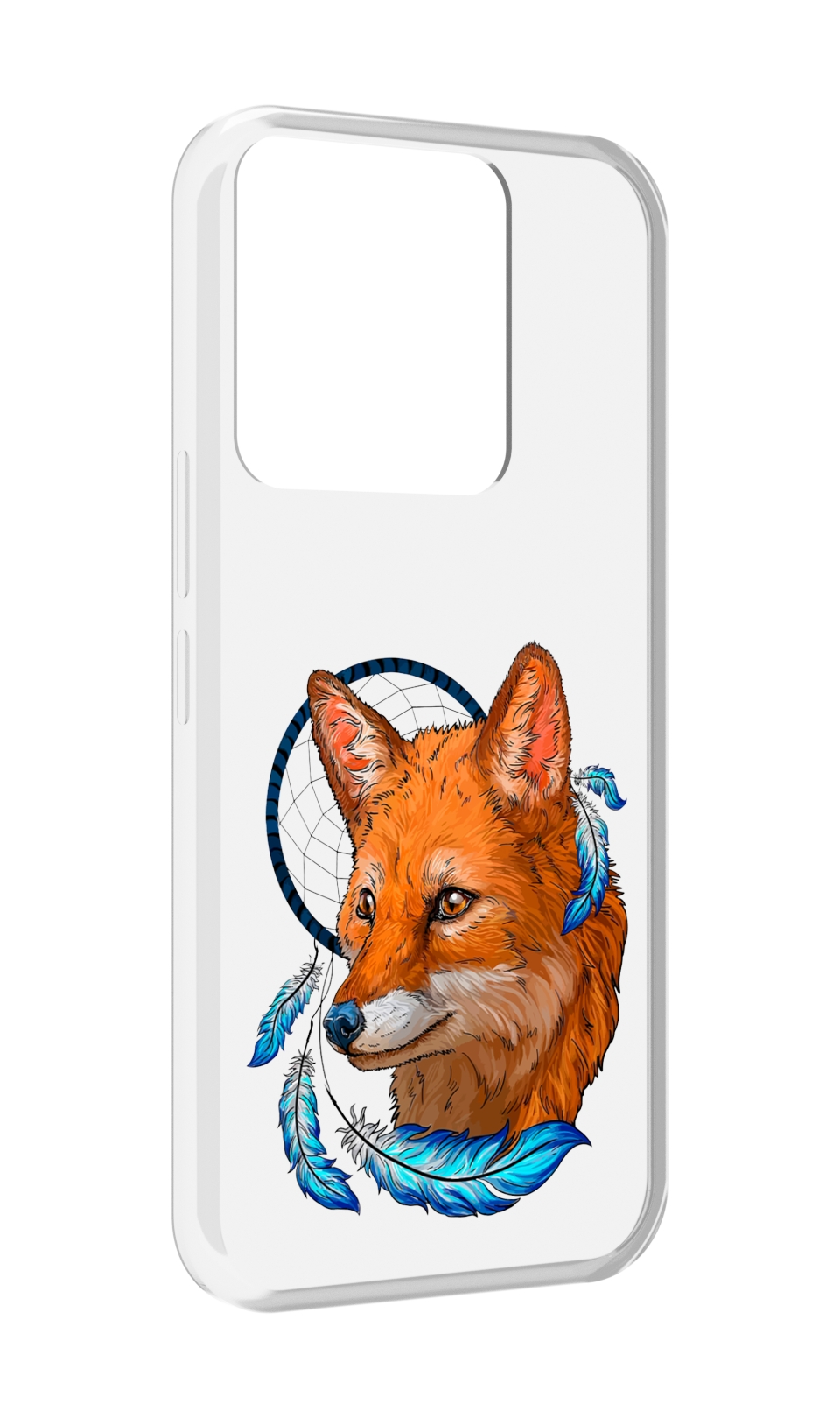 

Чехол MyPads лиса и ловец снов для Tecno Spark Go 2022 / Tecno Spark 8C, Прозрачный, Tocco