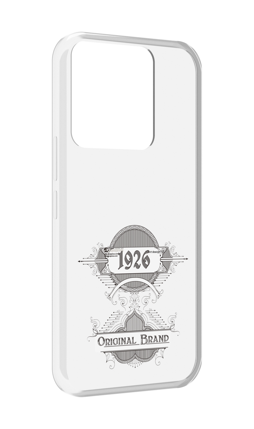 

Чехол MyPads логотип черно белый для Tecno Spark Go 2022 / Tecno Spark 8C, Прозрачный, Tocco