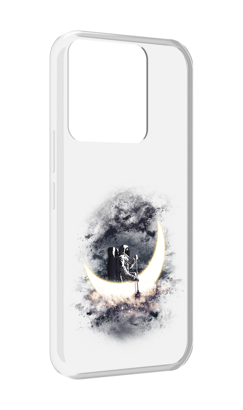 

Чехол MyPads лунный путешественник для Tecno Spark Go 2022 / Tecno Spark 8C, Прозрачный, Tocco