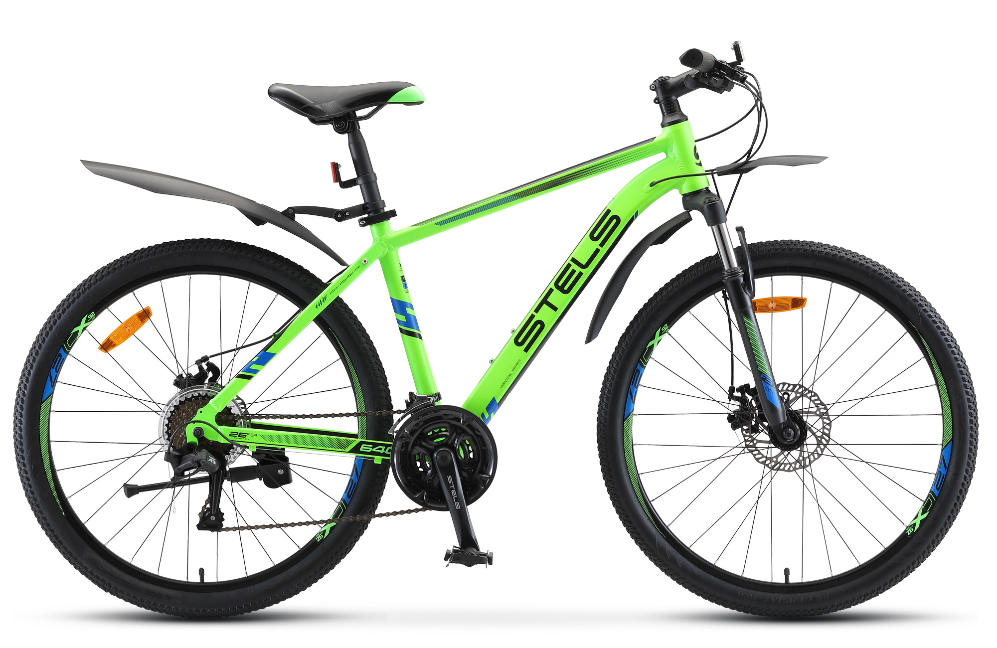 Горный велосипед STELS Navigator 640 MD V010 (2021)(17 / зеленый/17)