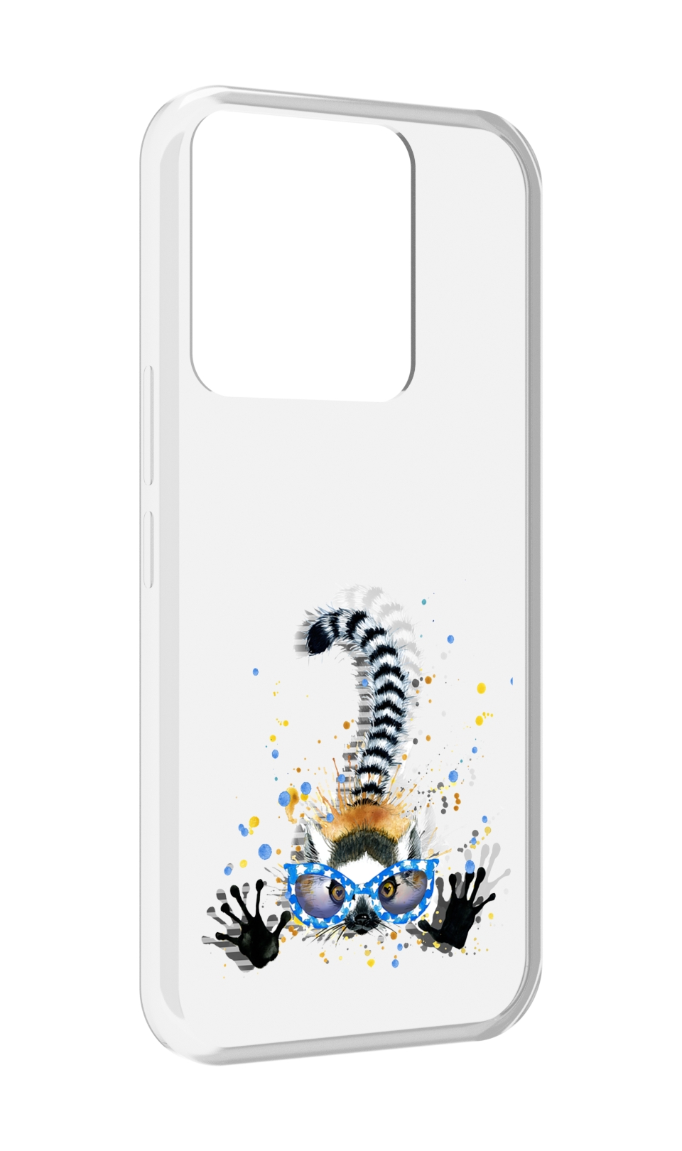 

Чехол MyPads лямур для Tecno Spark Go 2022 / Tecno Spark 8C, Прозрачный, Tocco