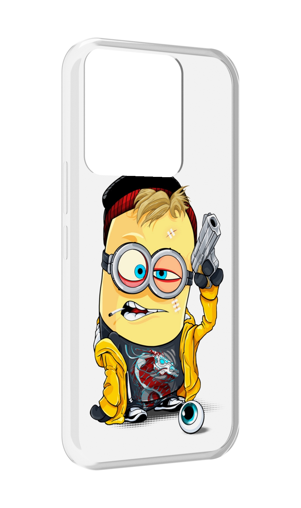 

Чехол MyPads миньон бандит для Tecno Spark Go 2022 / Tecno Spark 8C, Прозрачный, Tocco
