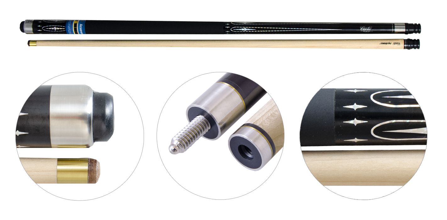 

Cuetec Кий для русского бильярда 2-pc «Cuetec PSE» (черный), 2-pc «Cuetec PSE» (черный)