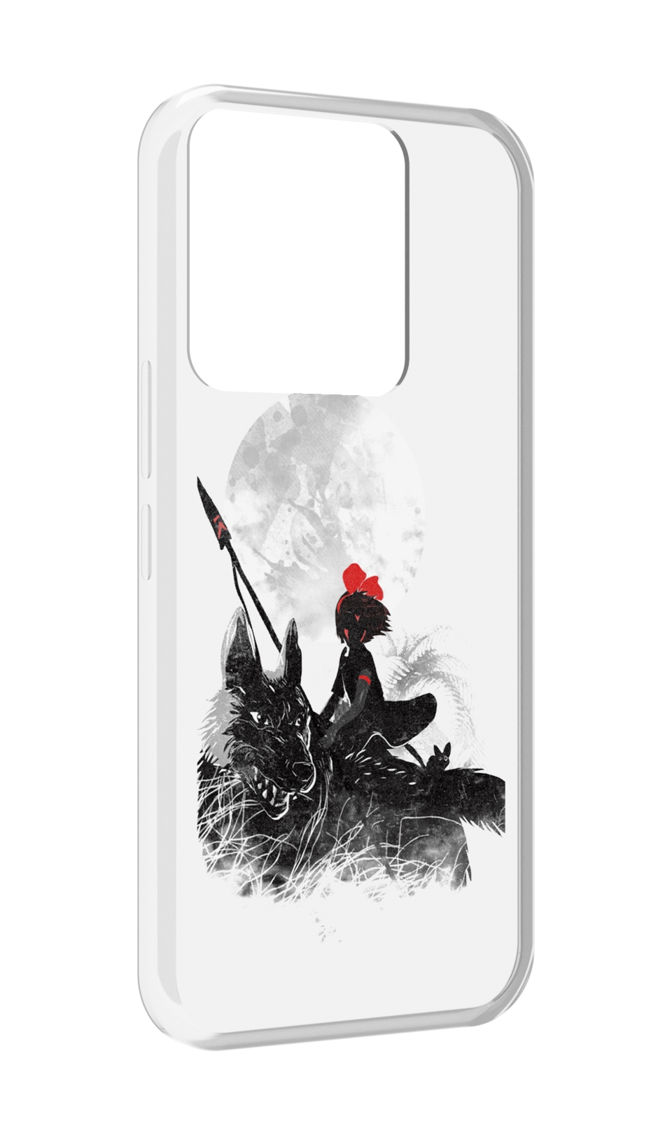 

Чехол MyPads мононоке для Tecno Spark Go 2022 / Tecno Spark 8C, Прозрачный, Tocco