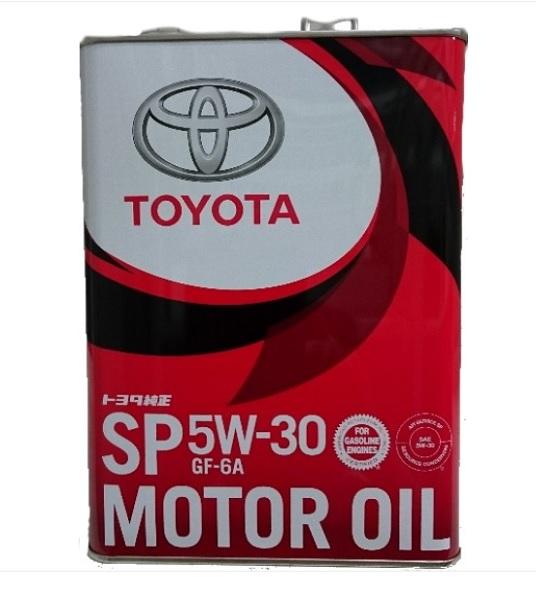 

Моторное масло Toyota синтетическое 5w30 Motor Oil Sp 4л
