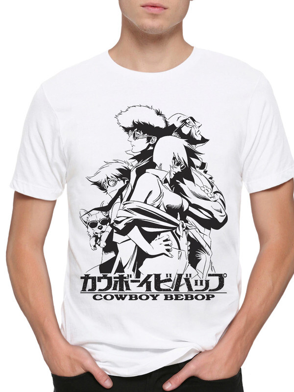 

Футболка мужская Dream Shirts Ковбой Бибоп - Cowboy Bebop белая L, Ковбой Бибоп - Cowboy Bebop
