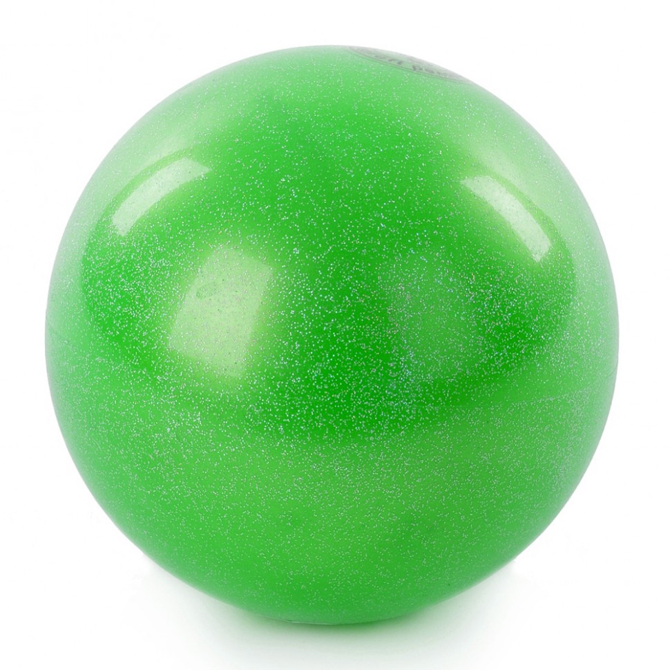 фото Мяч для худ. гимнастики 15 см, 280 гр зеленый металлик ab2803b nobrand