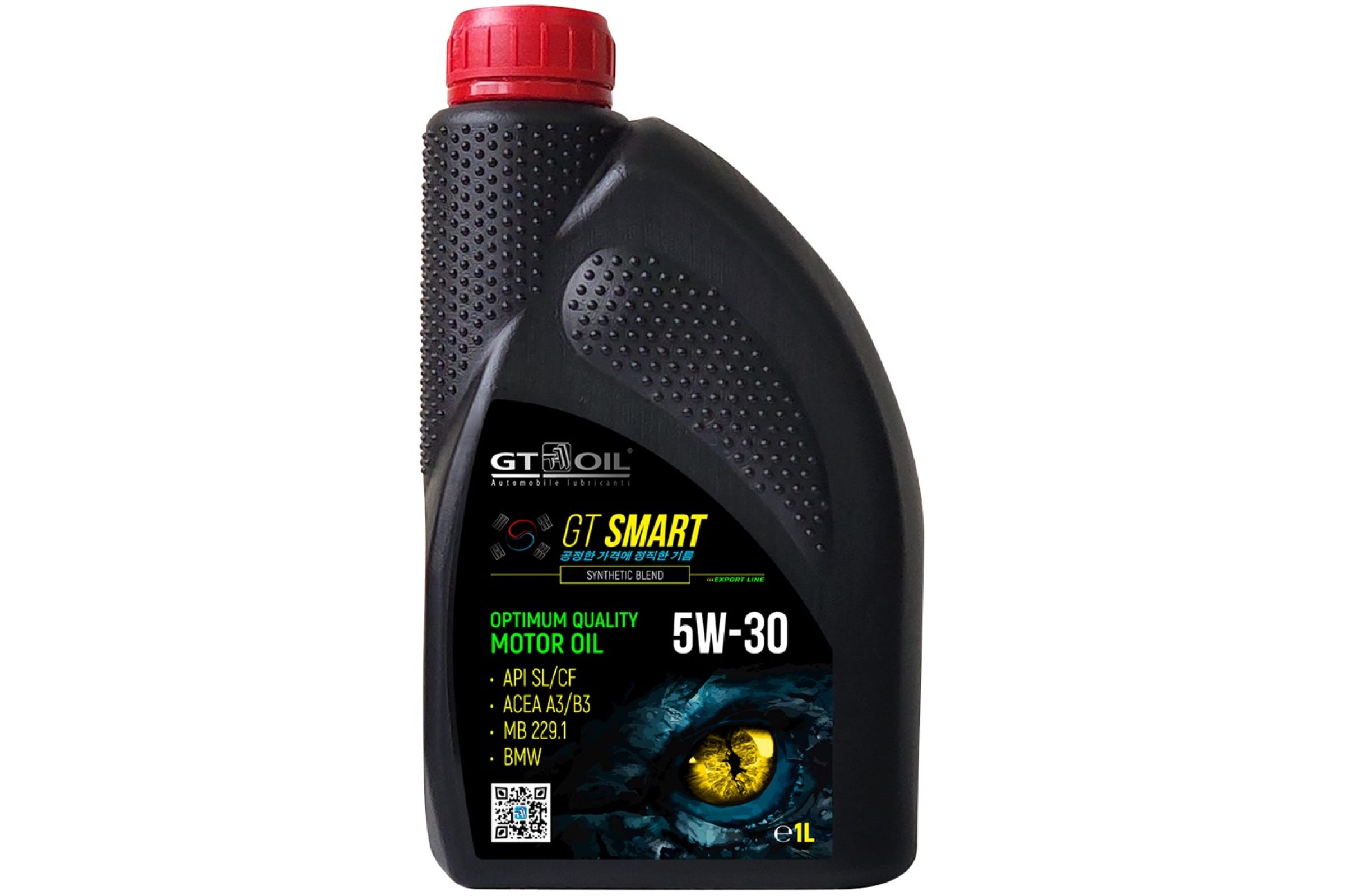 Моторное масло GT OIL полусинтетическое Gt Smart Sae 5W30 Api Sl/Cf 1л