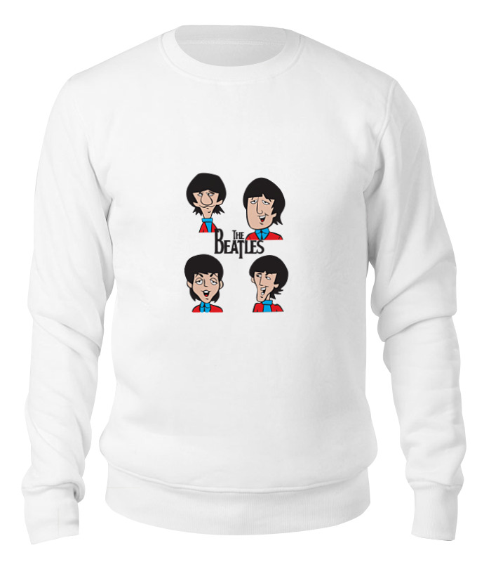 

Свитшот Printio Битлз (the beatles) белый M, Битлз (the beatles)