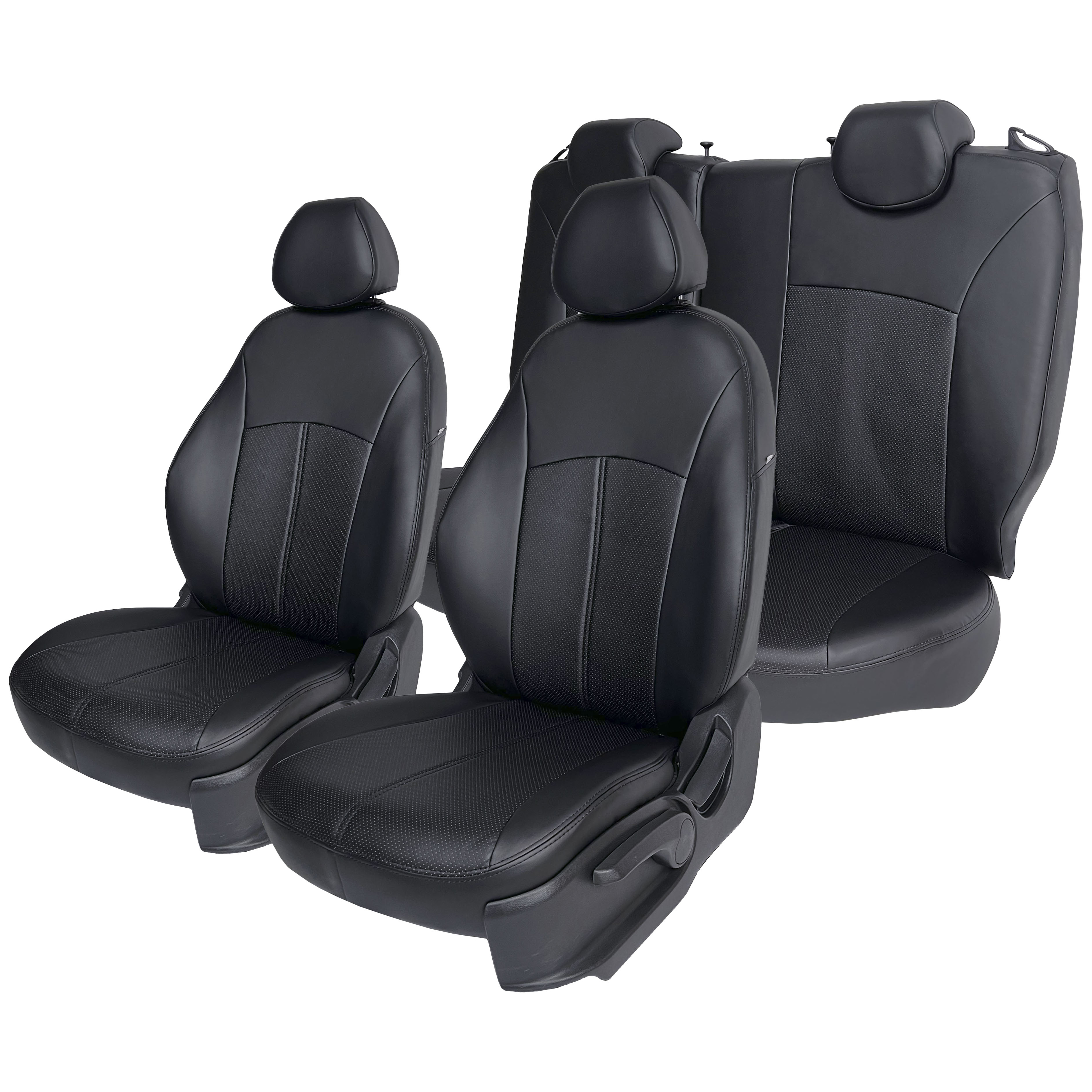 

TREND М5-ЭЧ Чехлы Mazda CX-5 12-17 экокожа спинка 3 части черные Ростов *, Черный