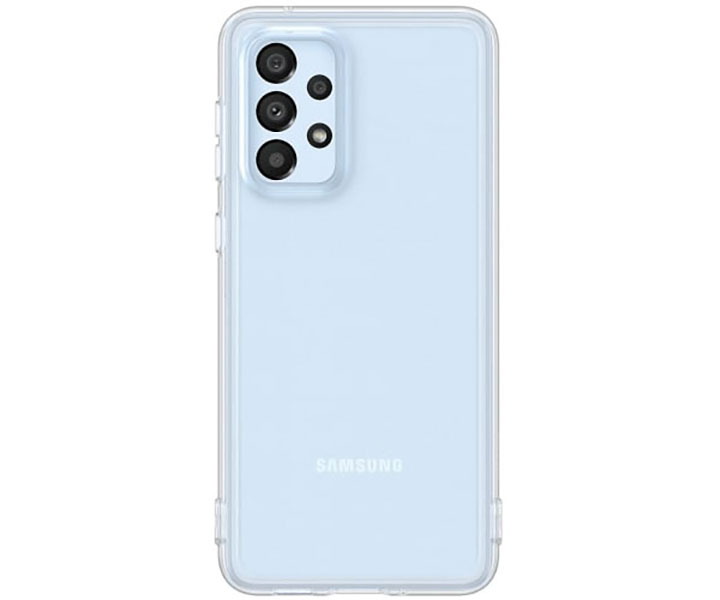 Чехол Samsung Soft Clear Cover A33 5G прозрачный (EF-QA336TTEGRU)