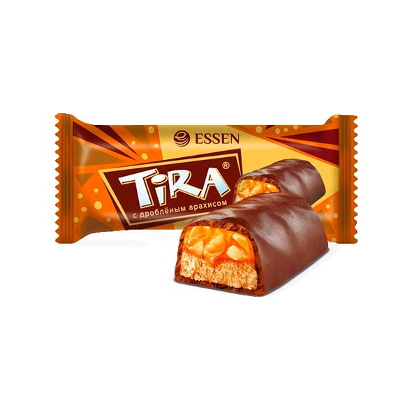 

Конфеты глазированные Essen Tira Десерт mini с дробленым арахисом