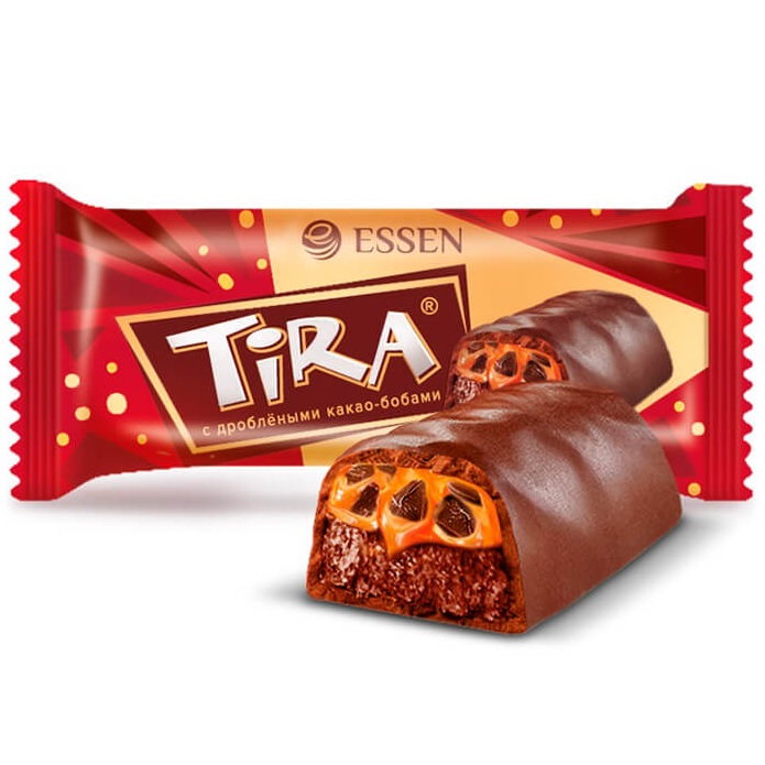 

Конфеты глазированные Essen Tira Десерт mini с дроблеными какао-бобами