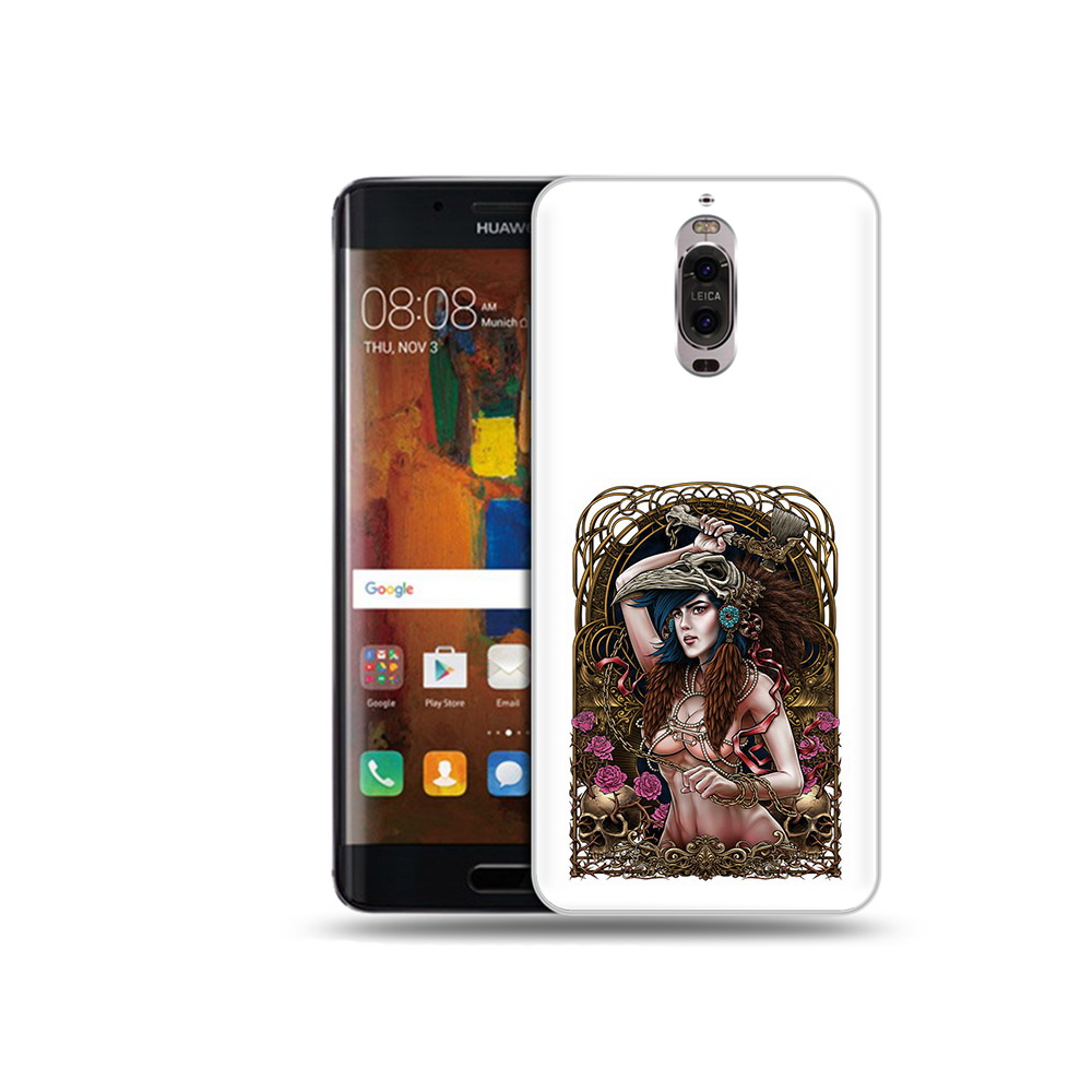 

Чехол MyPads Tocco для Huawei Mate 9 Pro красивая девушка рисунок (PT50613.55.407), Прозрачный, Tocco