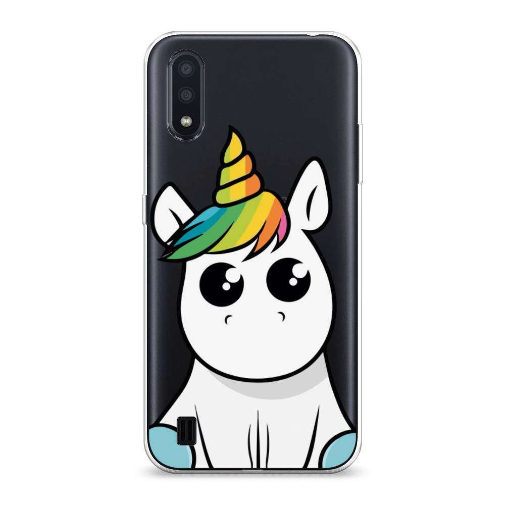 

Чехол Awog "Глазастый единорог" для Samsung Galaxy A01