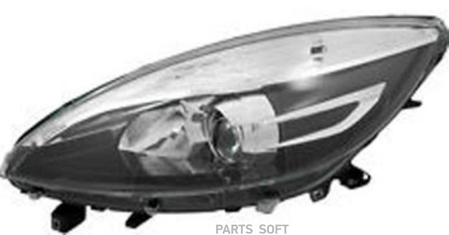 

Фара прав renault: scenic 12- внутри черн Depo 5511195RLDEM2