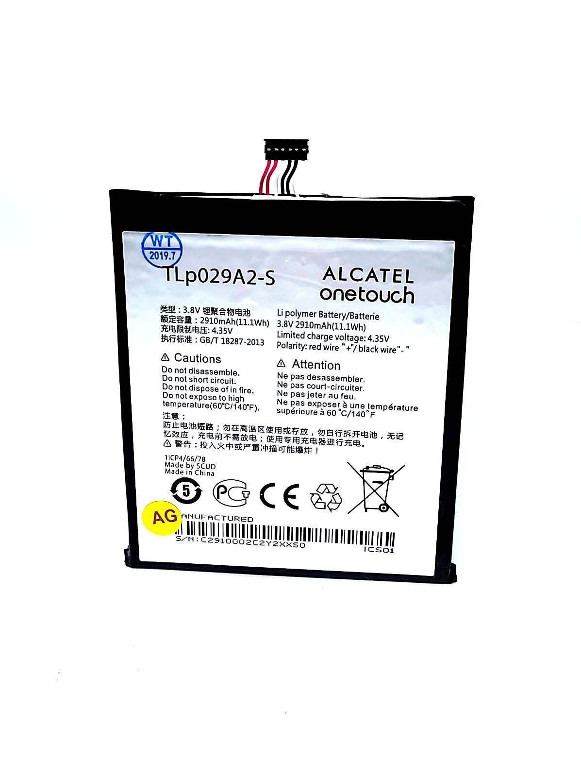 

Аккумулятор для телефона TLP029A2-S / TLP029A1 Alcatel OneTouch Pop 3 мАч 2910