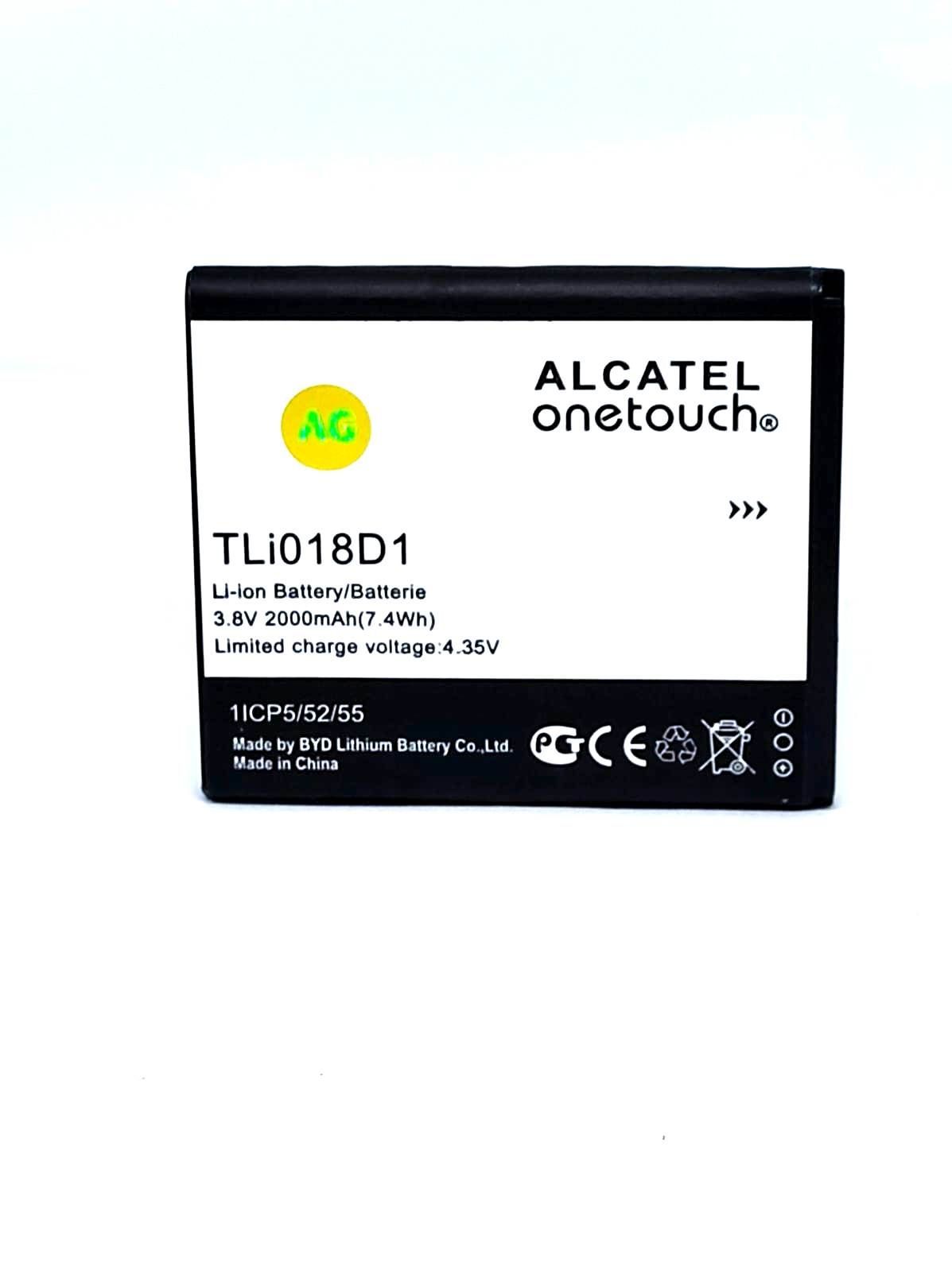 

Аккумулятор для телефона TLi018D1 Alcatel One Touch 5038D POPD5 мАч 2000