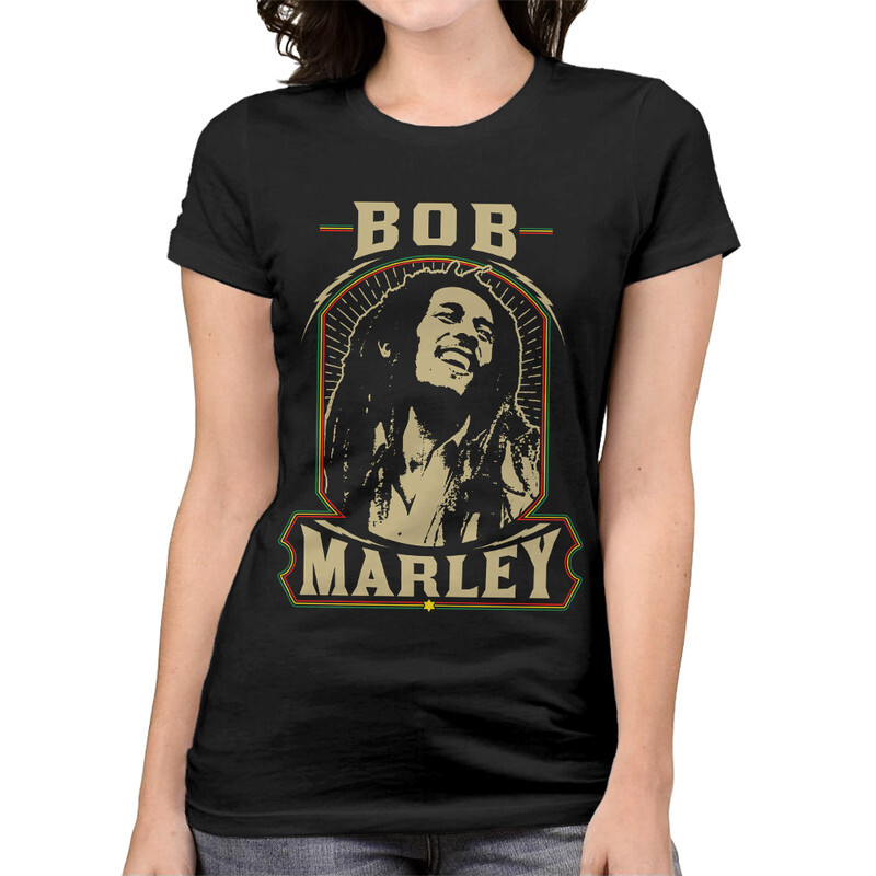 

Футболка женская Dream Shirts Боб Марли 555961111 черная M, Боб Марли 555961111