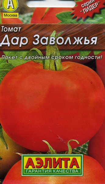 

Семена овощей Аэлита Томат Дар Заволжья розовый среднеспелый 0,1 г