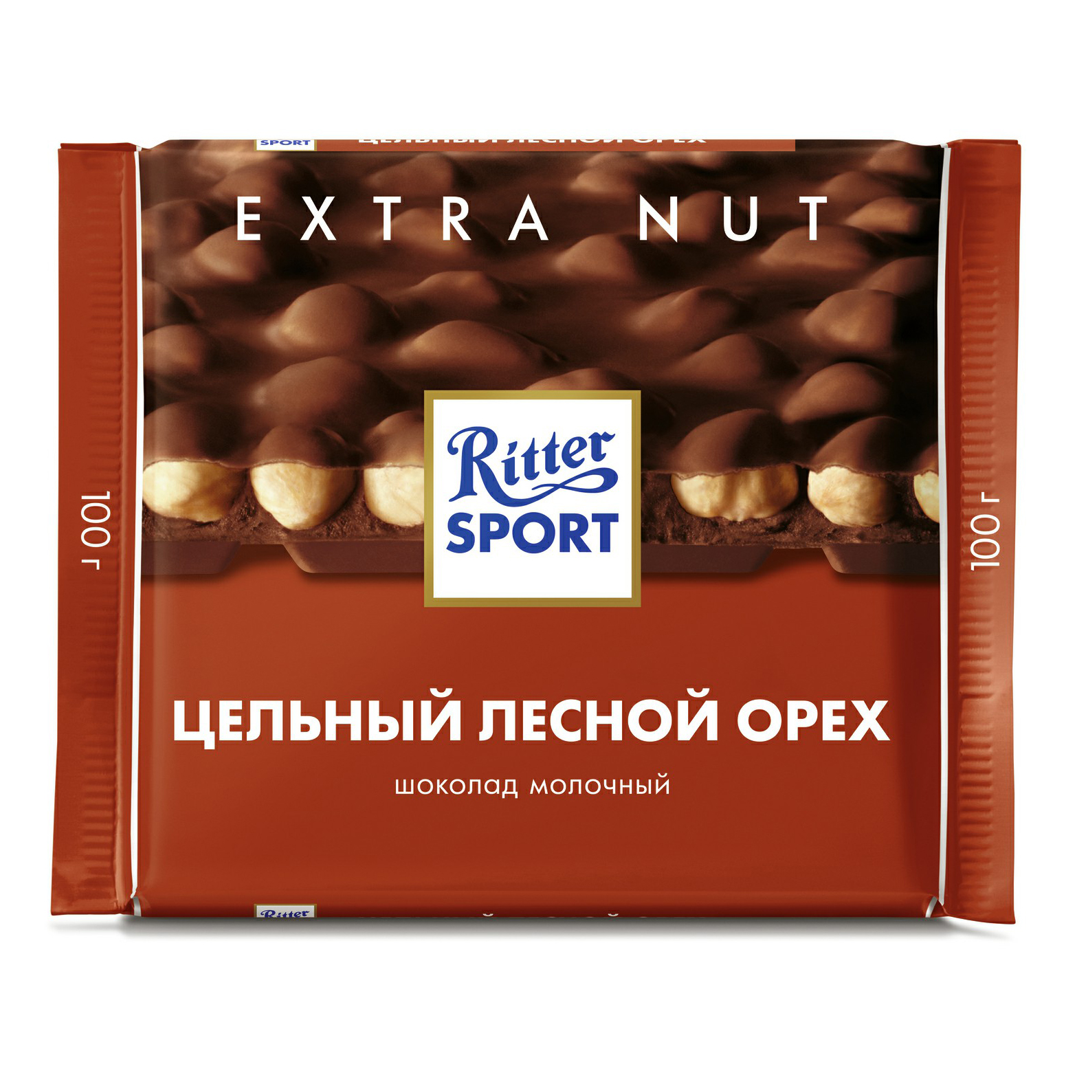 Шоколад Ritter Sport молочный с орехом