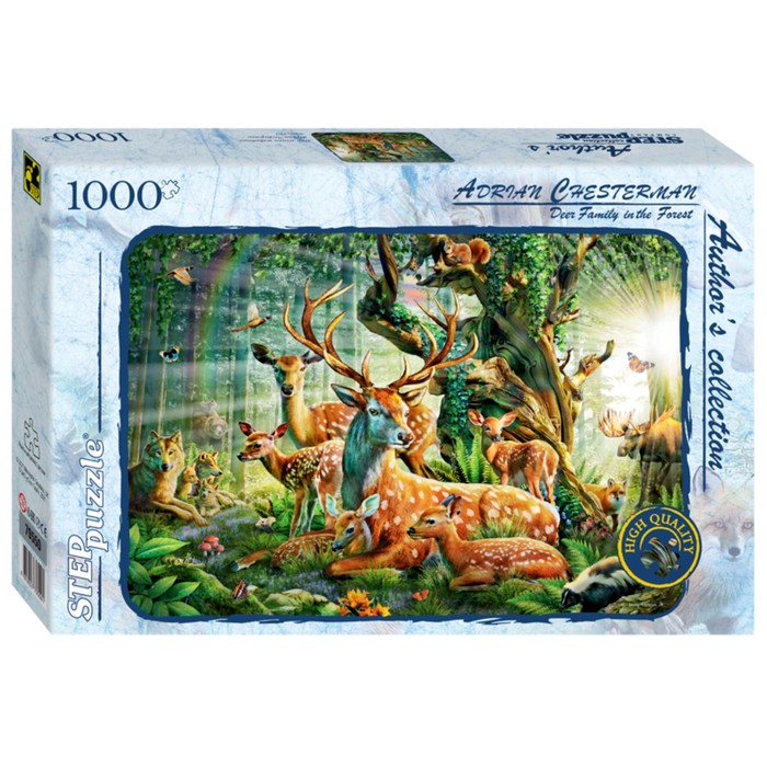 

Пазл Мир лесных животных, 1000 элементов