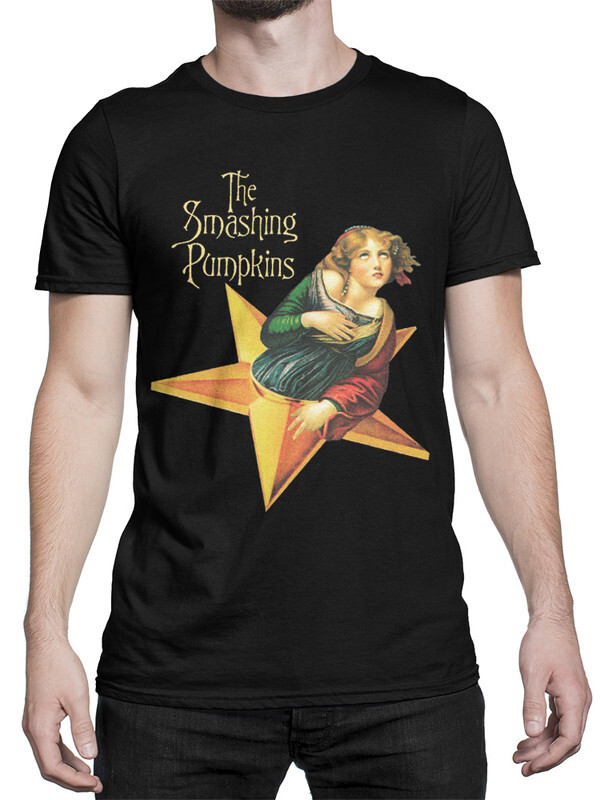 фото Футболка мужская design heroes рок группа the smashing pumpkins черная 2xl