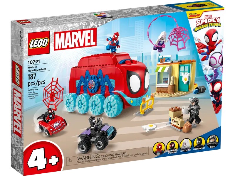 

Конструктор LEGO Super Heroes Передвижной штаб Человека-паука, 187 деталей, 10791