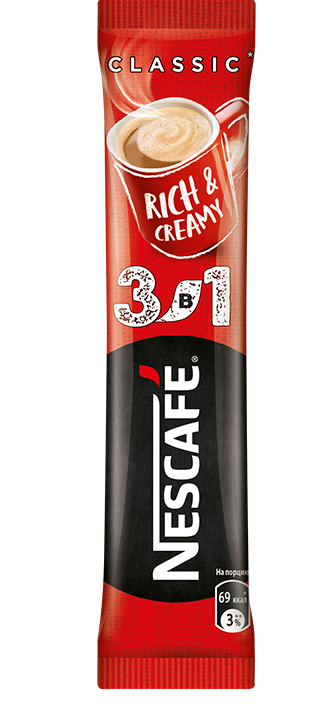 

Кофейный напиток Nescafe Classic 3 в 1 растворимый 16 г
