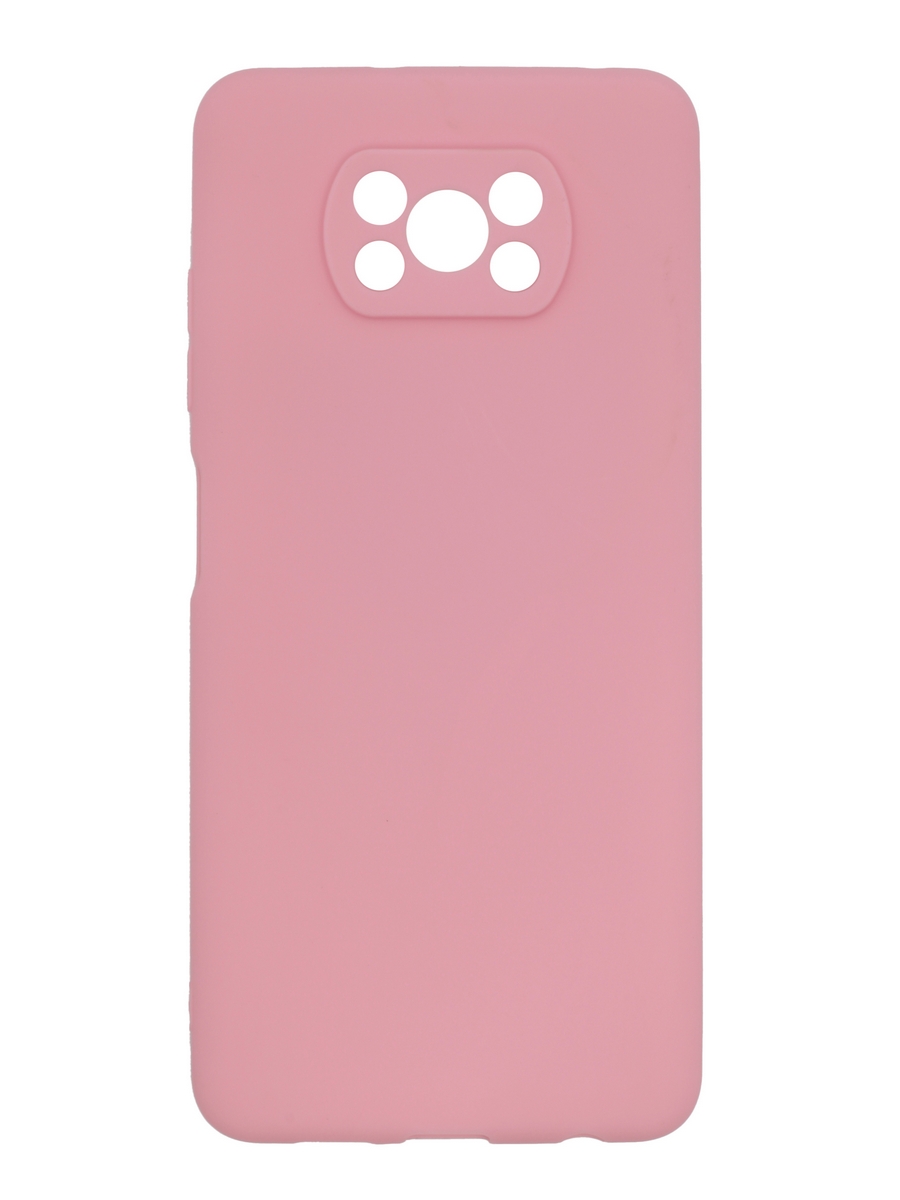 фото Чехол накладка для xiaomi poco x3 (розовый) zibelino
