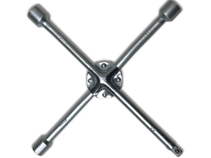Ключ баллонный крестовой усиленный AVS CWW-2, 17x19x21x1/2 мм